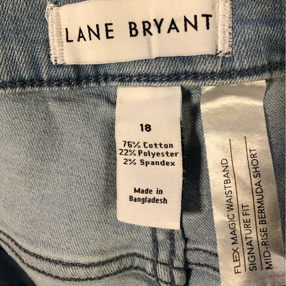 Lane Bryant Sz 18 Denim Shorts - Picture 3 of 3